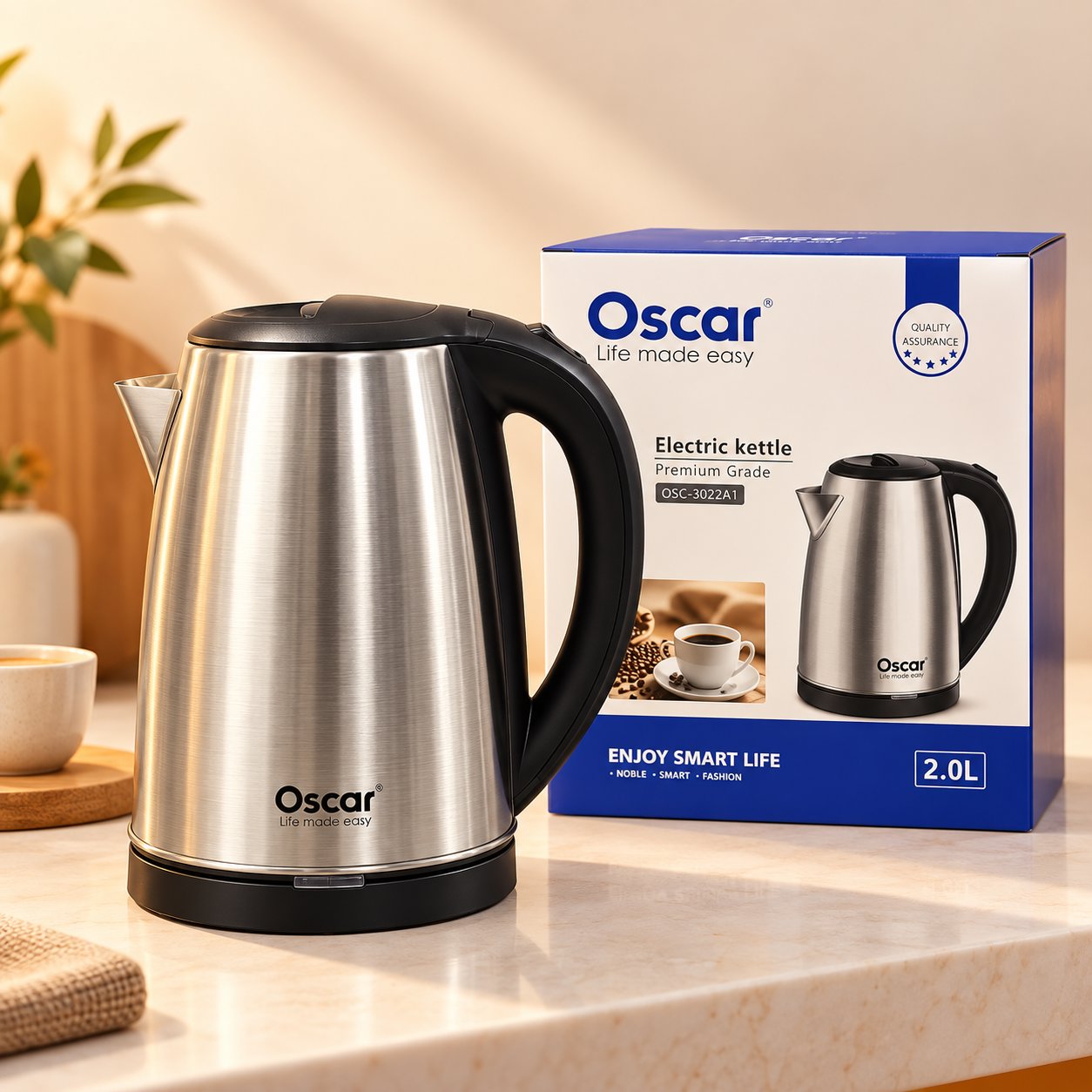 Bouilloire Oscar Inox 2L